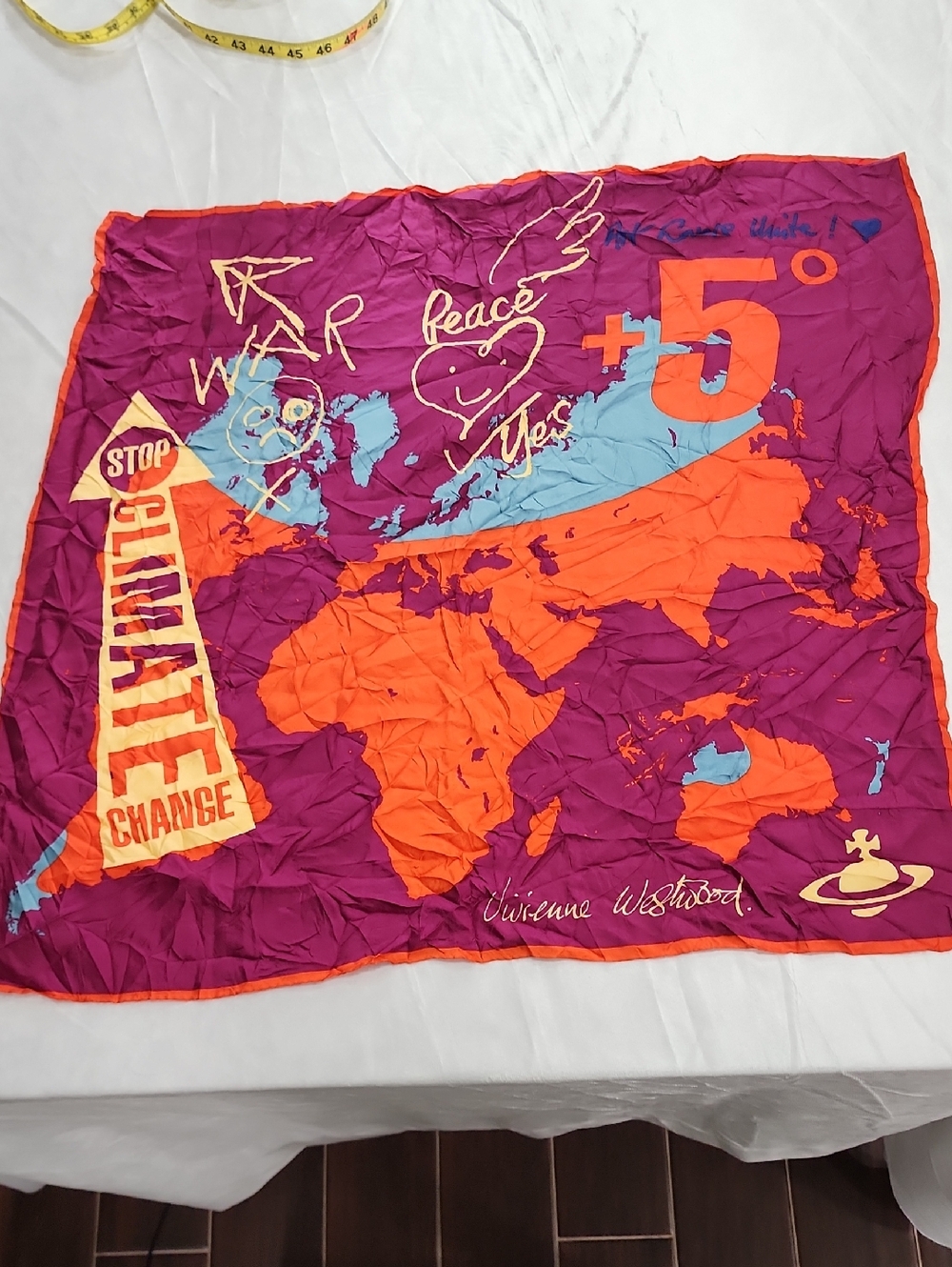 Vivienne Westwood Climate Change Awareness Scarf / Handkerchief